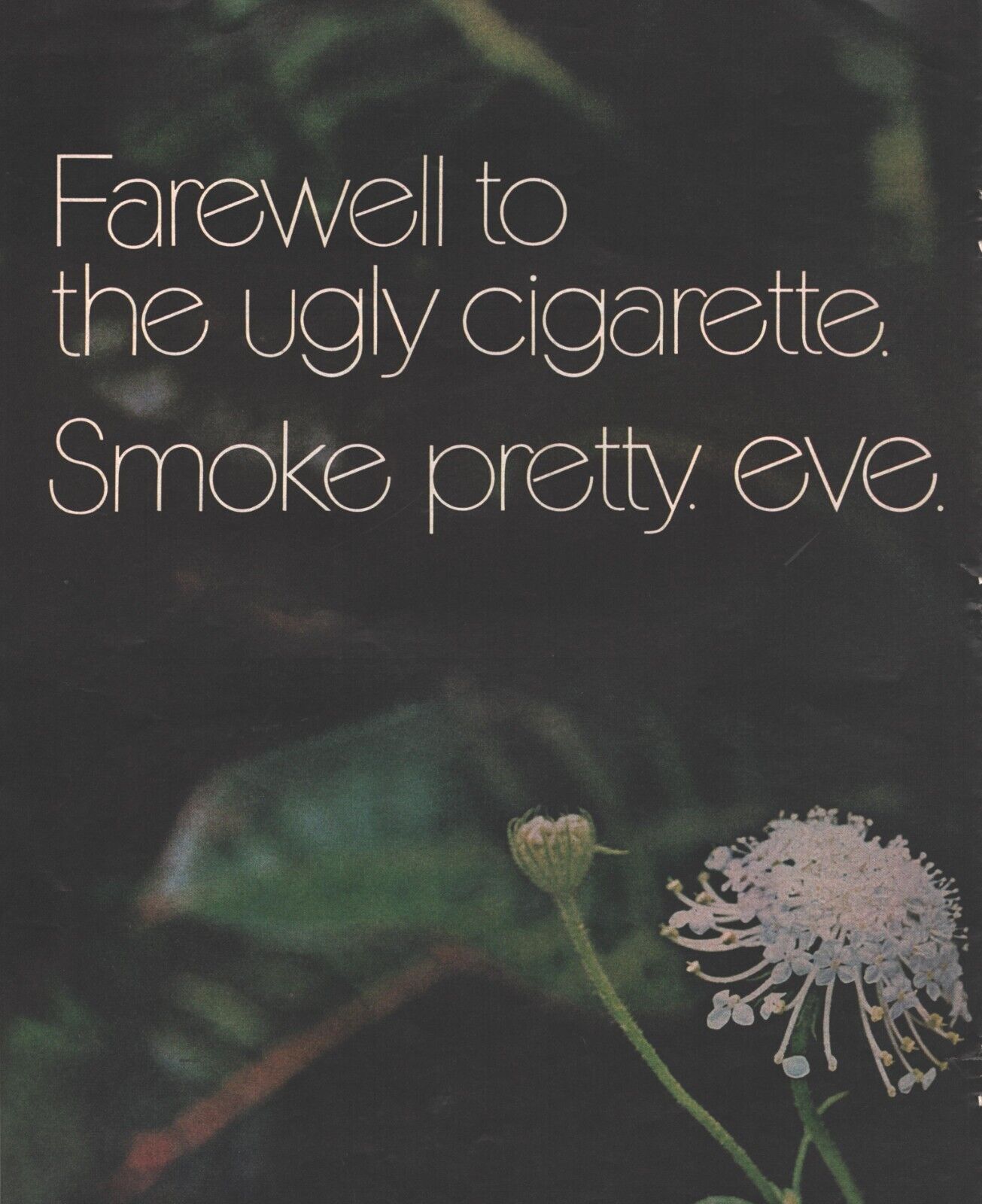 1971 Eve Filter Cigarettes Feminine 2-Page Vintage Original Magazine Print Ad