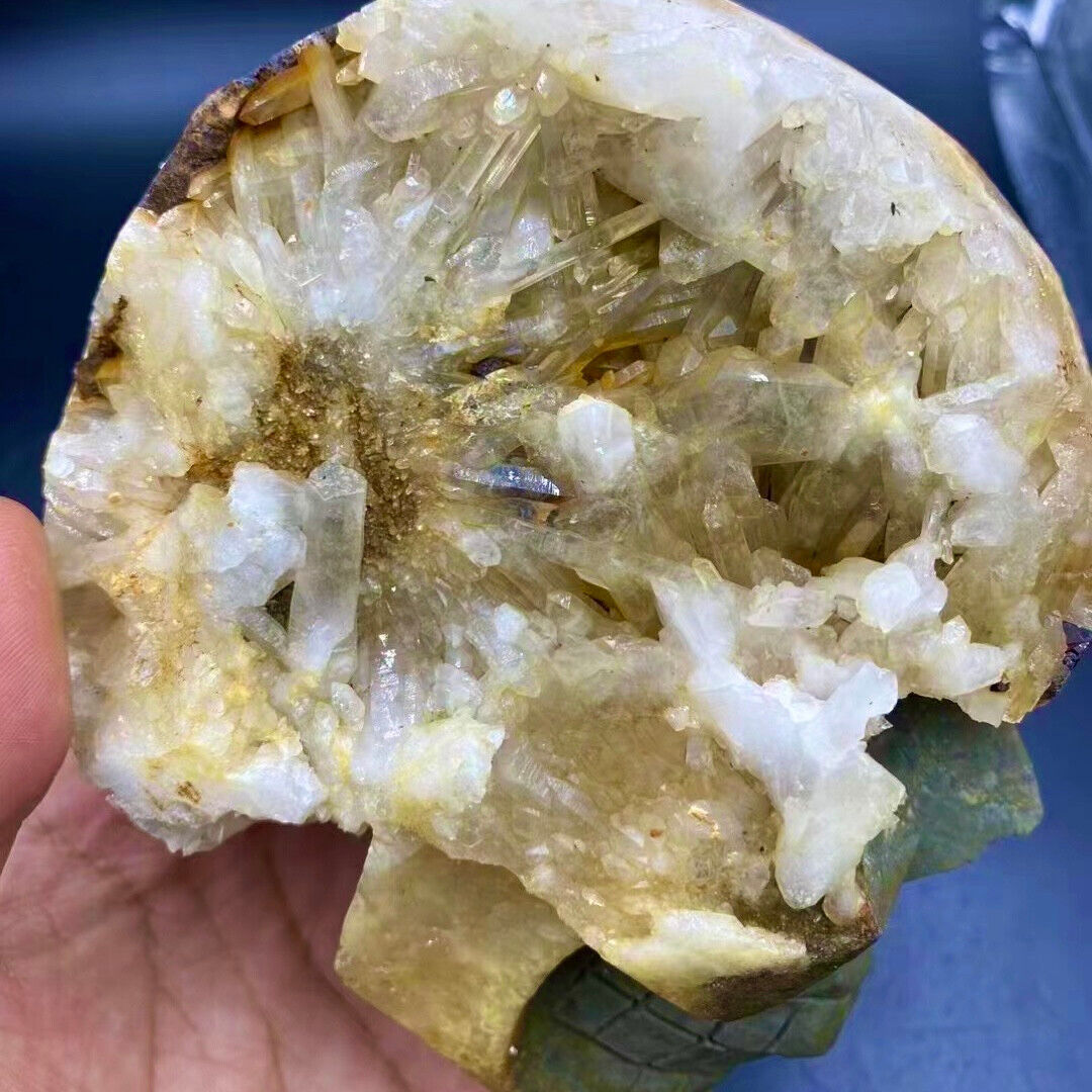 2.54LB Natural Ghost Chrysanthemum Crystal Himalayan Quartz Cluster/Mineral