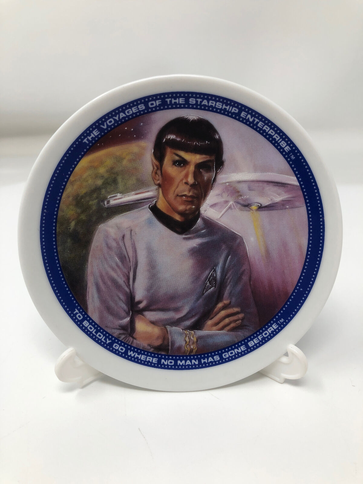 1991 Hamilton Gifts Star Trek Spock Mini Plate