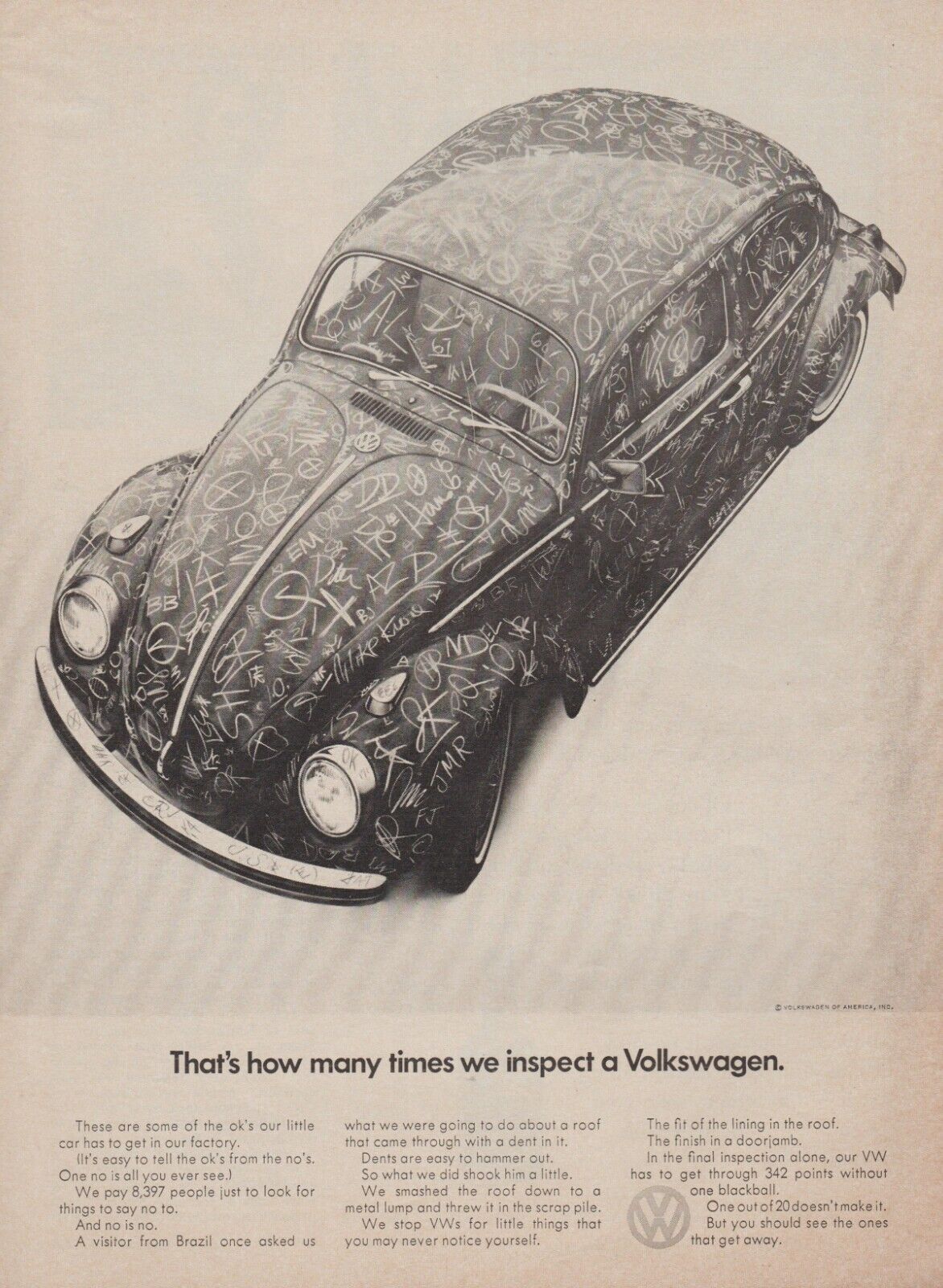 1969 Volkswagen Beetle VW Bug -\