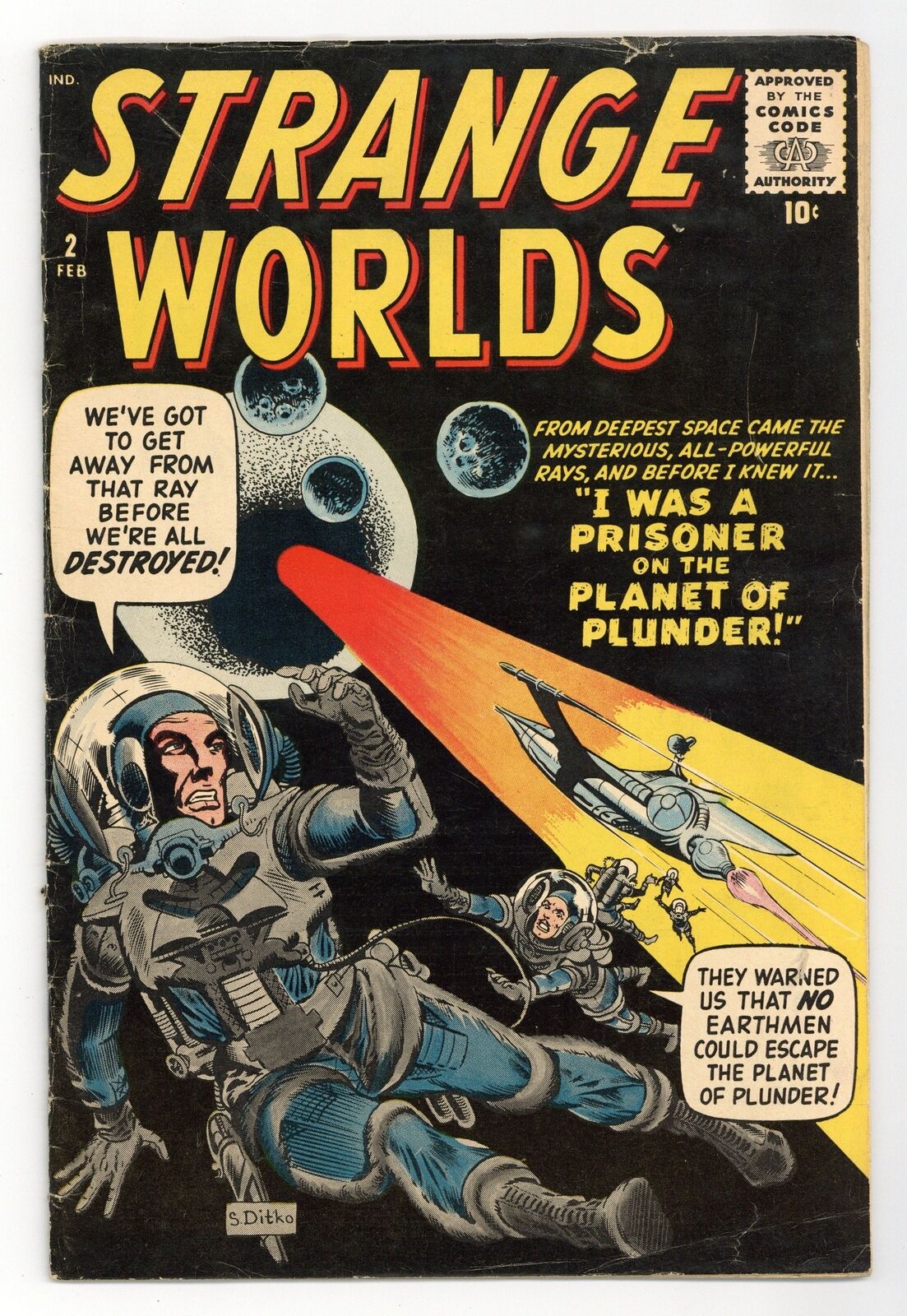 Strange Worlds #2 GD/VG 3.0 1959