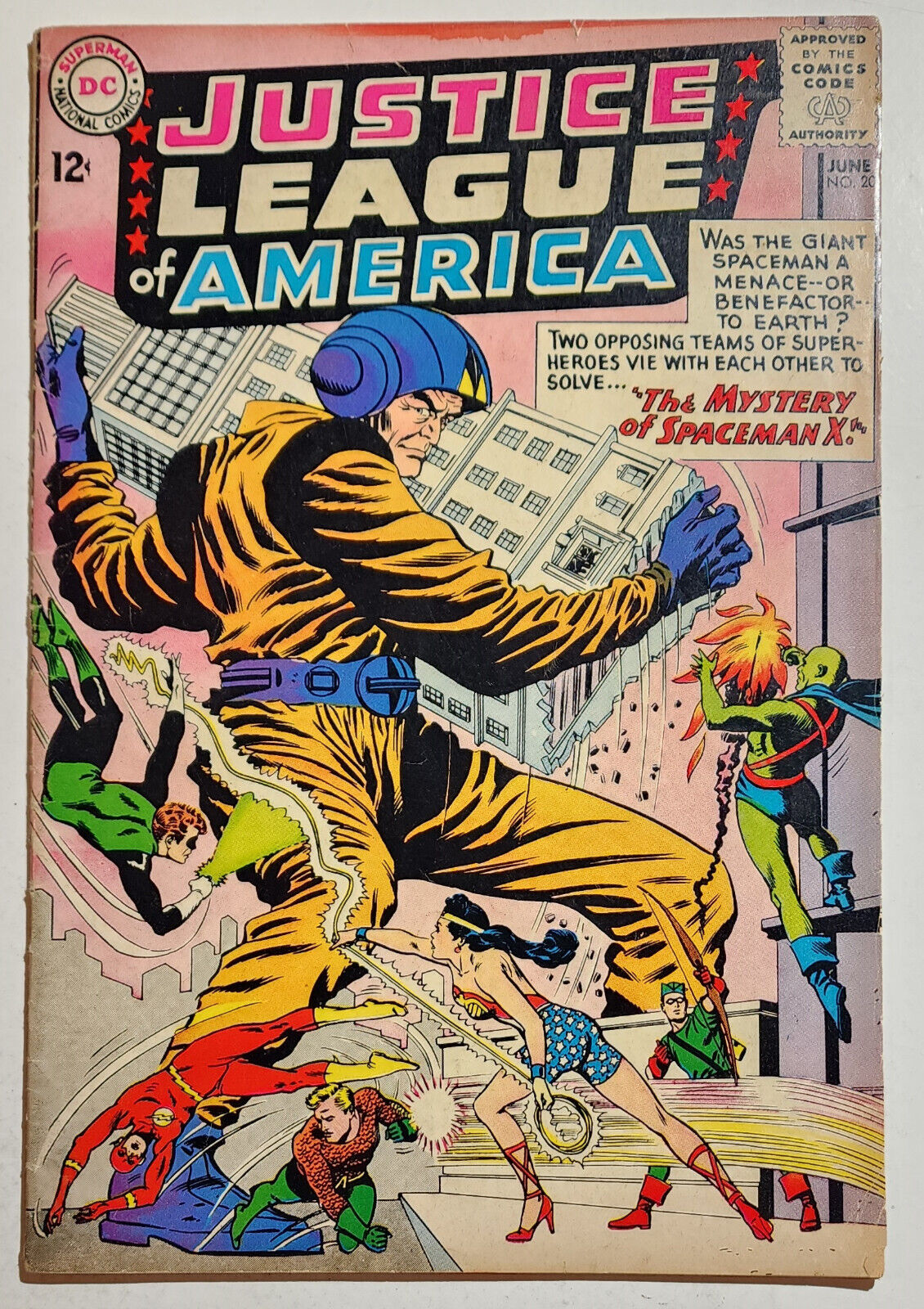 JUSTICE LEAGUE of AMERICA #20 1963 Silver Age DC