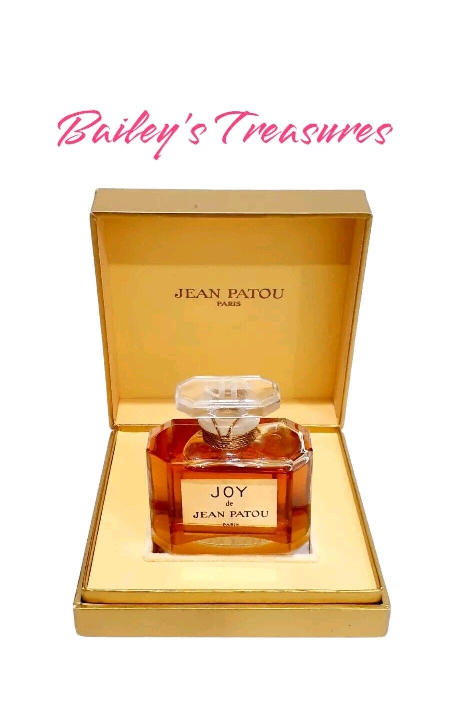 Vintage Jean Patou JOY Parfum 1 oz -- Corded SEE DESCRIPTION 