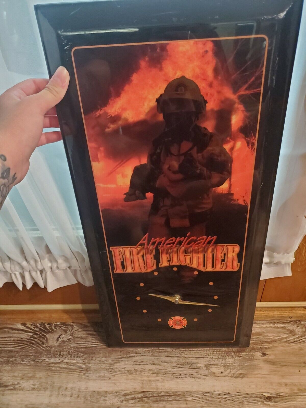 American Firefighter Clock