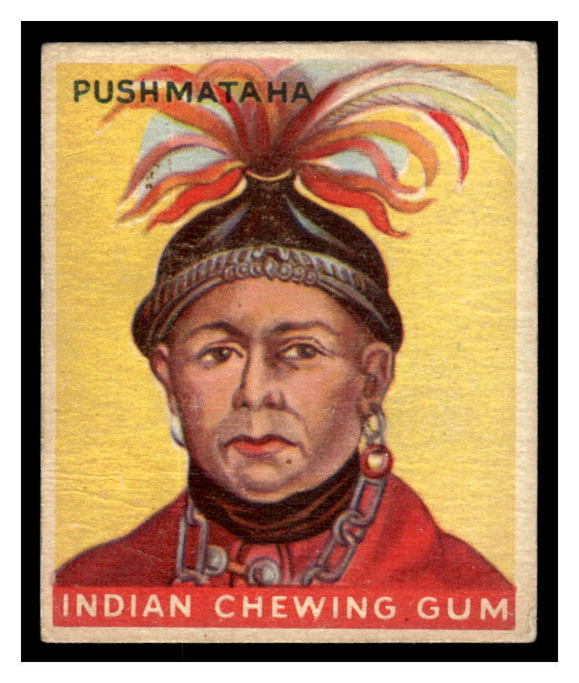 1933-40 Goudey R73 Indian Gum #97 Pushmataha IND1-03