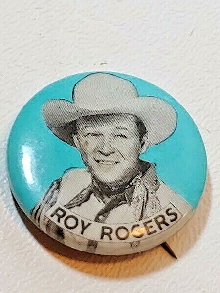 Roy Rogers Pinback Button 1950s