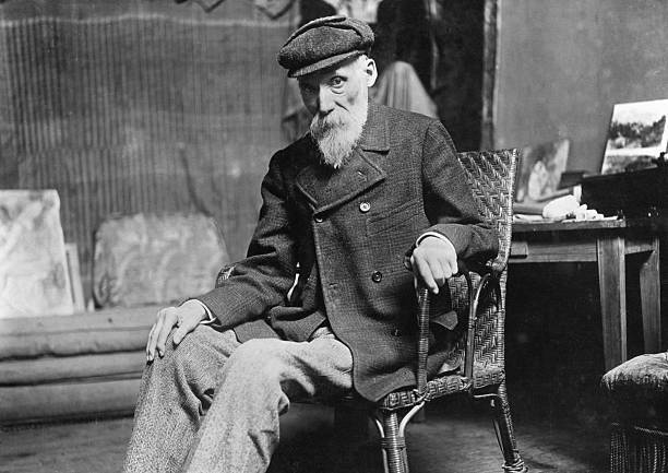 Pierre August Renoir French painter toward the end of his life 1919 Old Photo