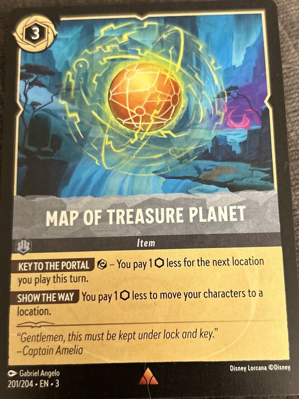 Lorcana Map Of Treasure Planet