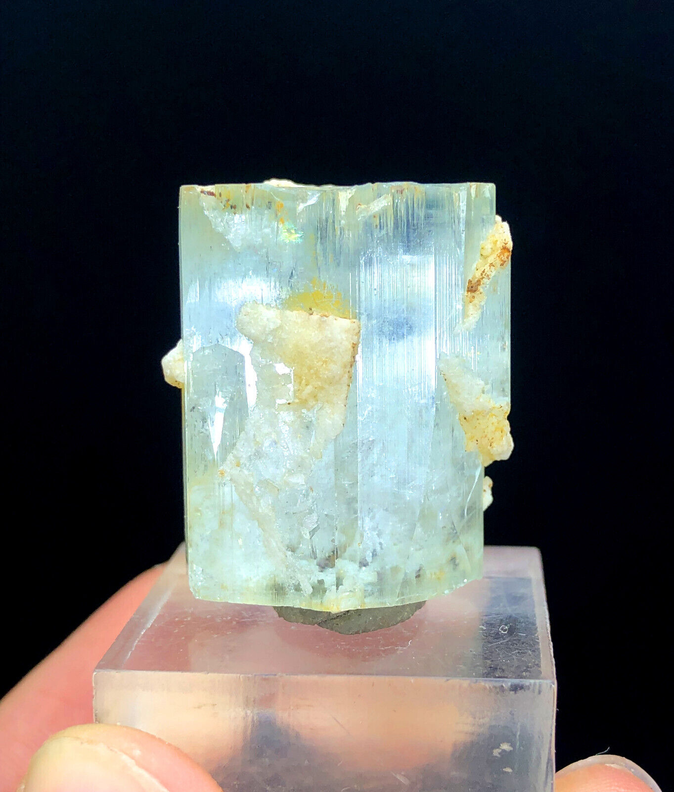 Natural Terminated AquaMorganite Crystal From Skardu Pakistan - 20 gram