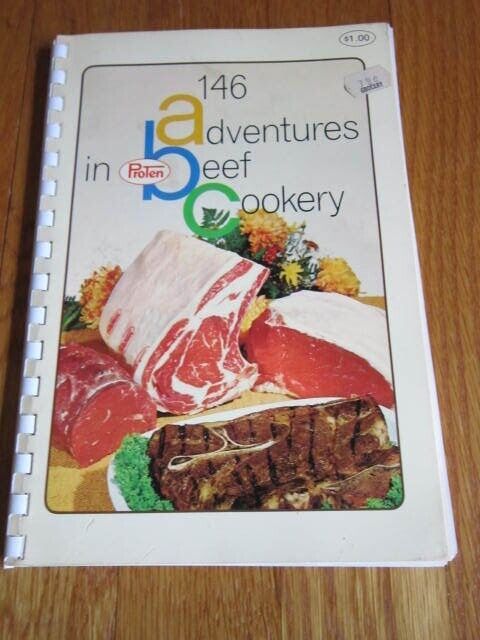 Vtg Swift Premium Cookbook 1960s DELICIOUS Beef Recipes Meat ProTen Roast Ribs 