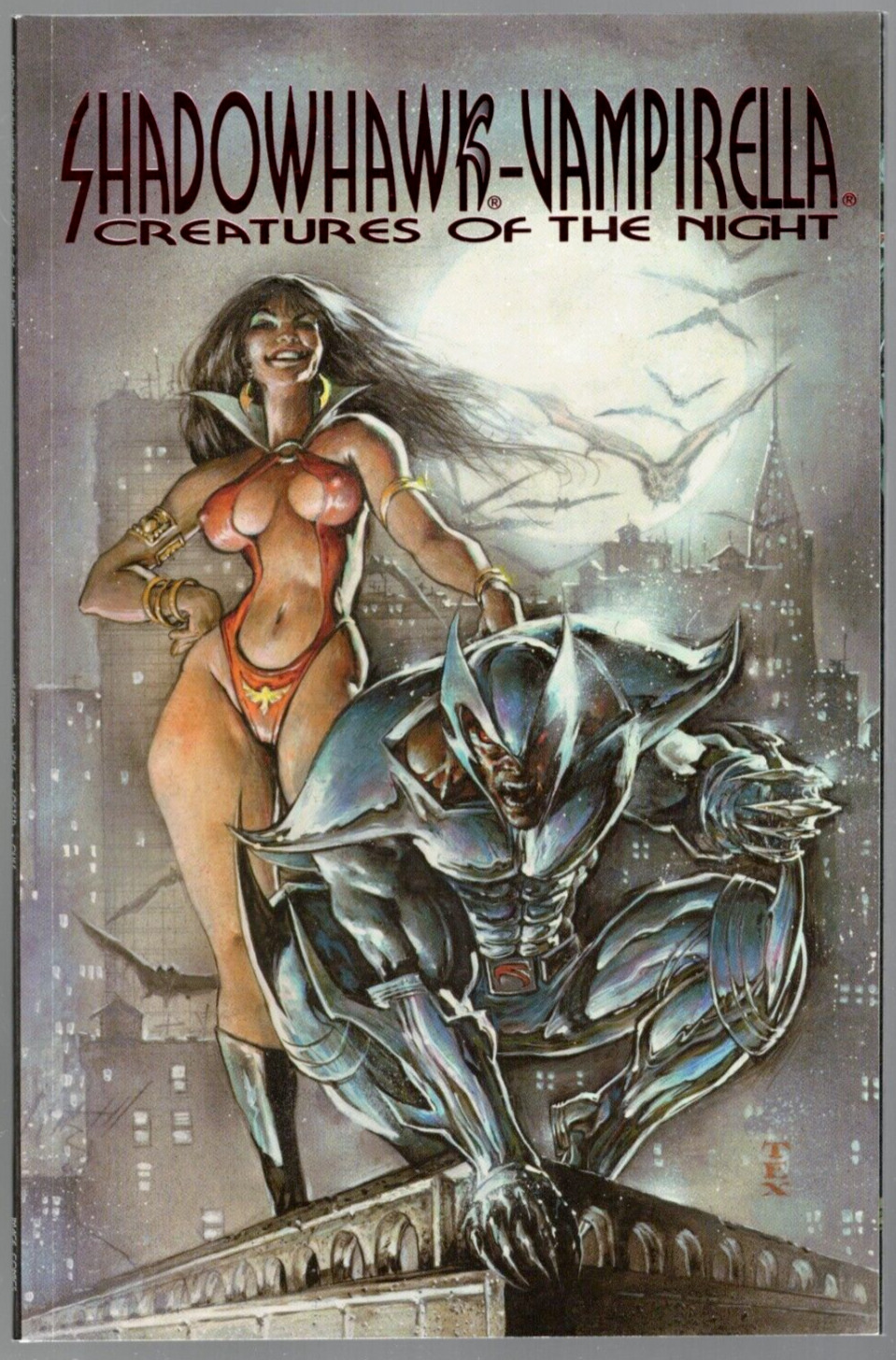 Vampirella Shadowhawk Creatures of the Night #2 Image 1995 NM-M 9.8