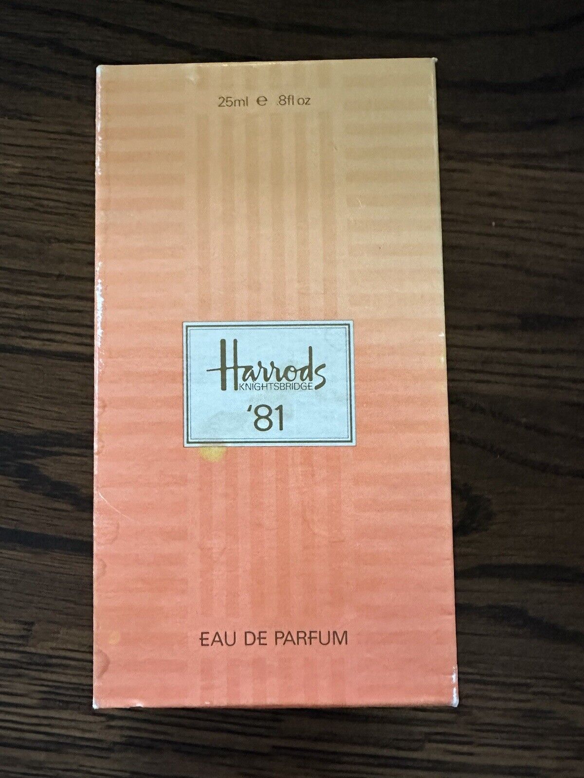 Harrods Knightsbridge ‘81 Eau De Parfum 25 ML Spray Vintage With Box