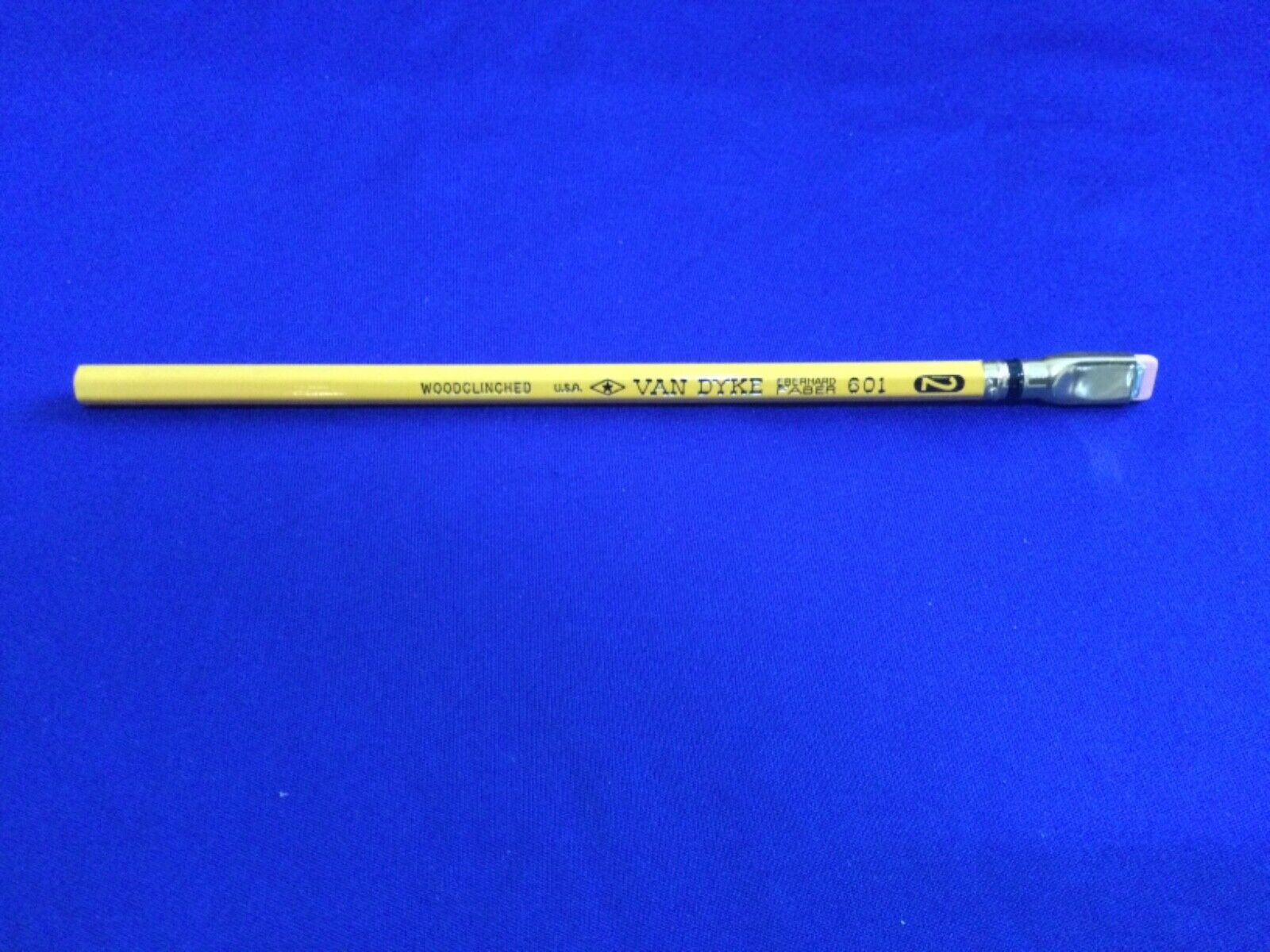 Vintage Eberhard Faber Van Dyke Pencil 601 No 2 Woodclinched VHTF Unsharpened 