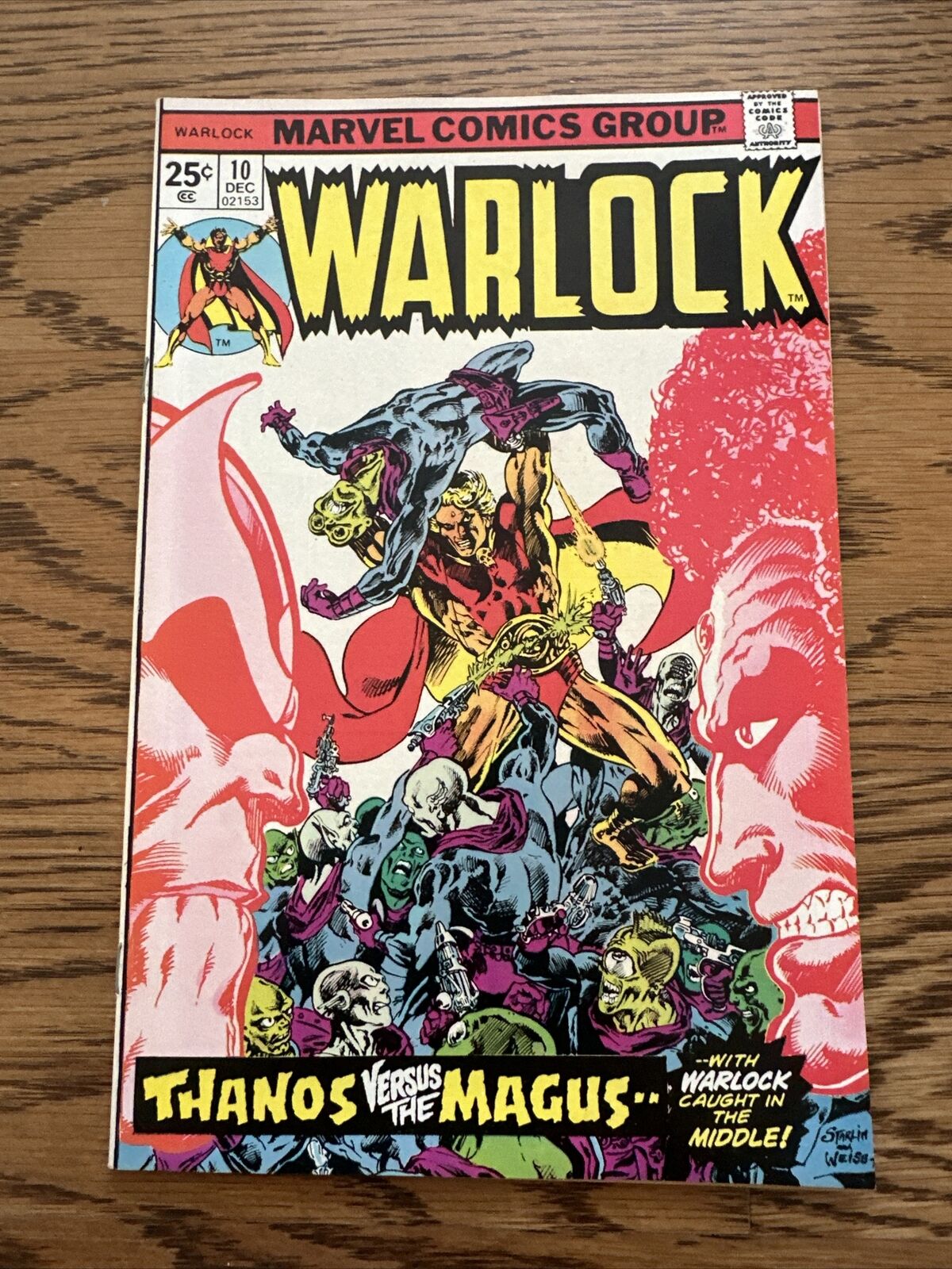 Warlock #10 (Marvel 1975) Origin of Thanos and Gamora 1st App In-Betweener VF