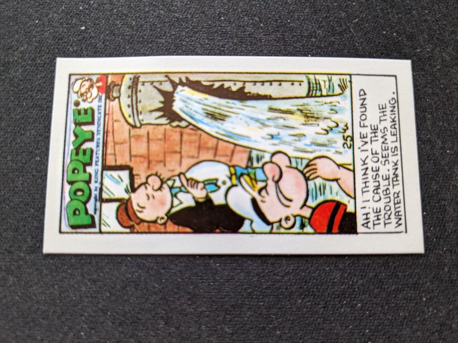 1963 Primrose Confectionary Popeye Card  # 25 Ah I think I\'ve found… (EX)