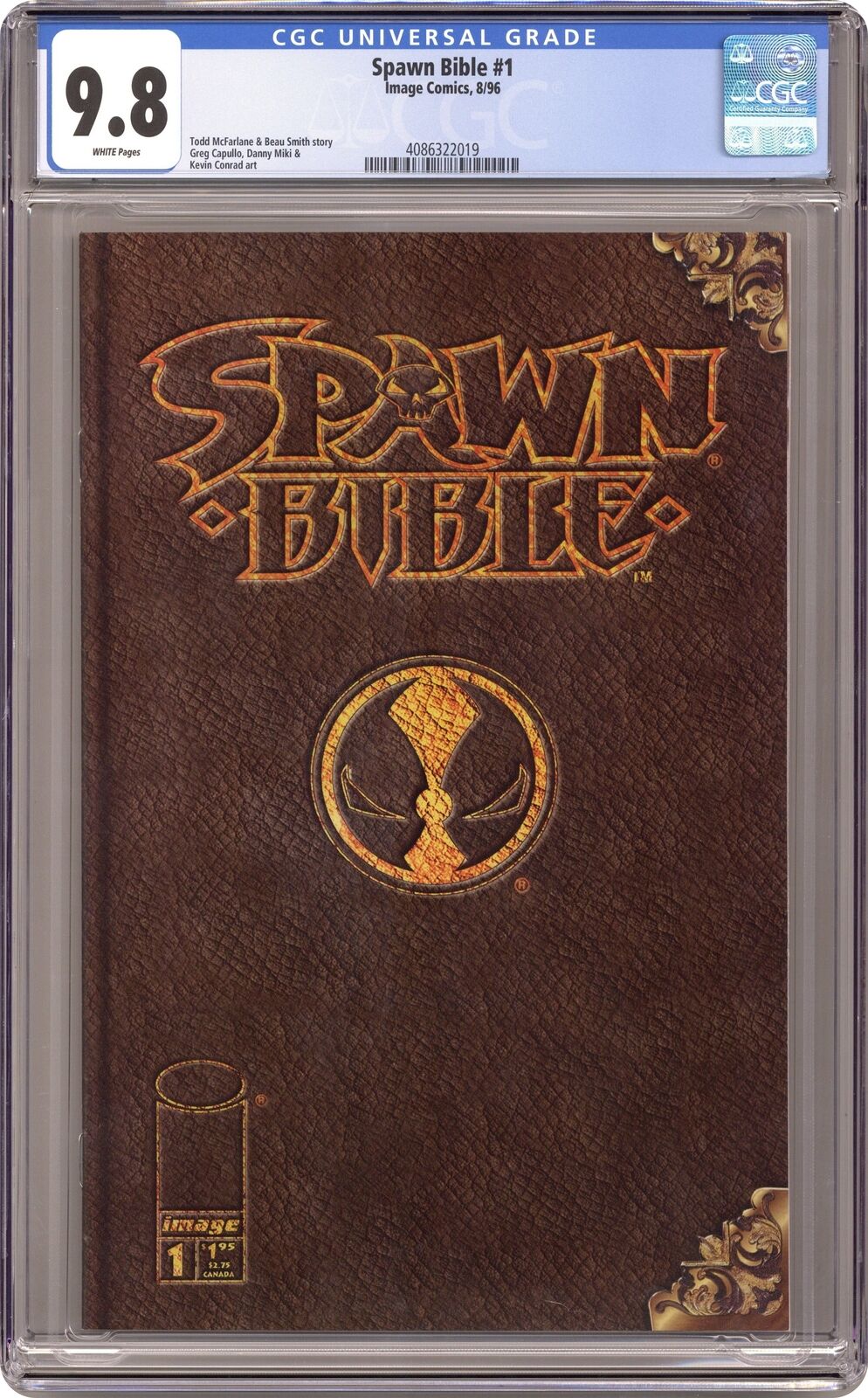 Spawn Bible #1 CGC 9.8 1996 4086322019