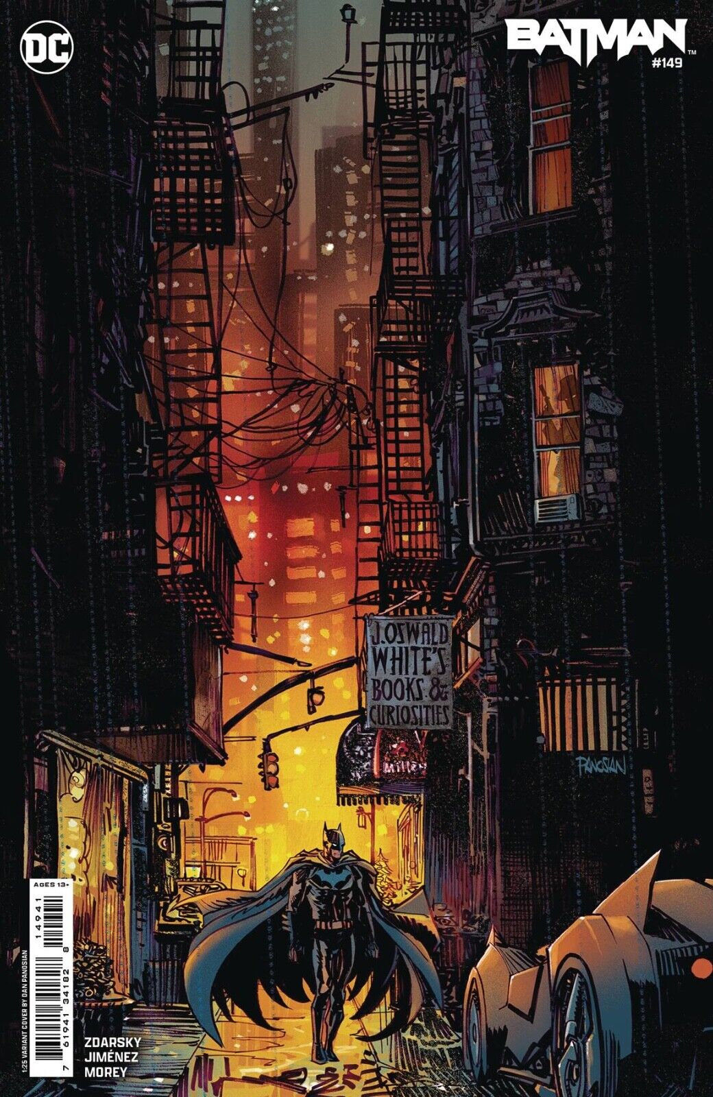 BATMAN #149 DC Comics (2024) COVER D INC 1:25 DAN PANOSIAN CS VAR