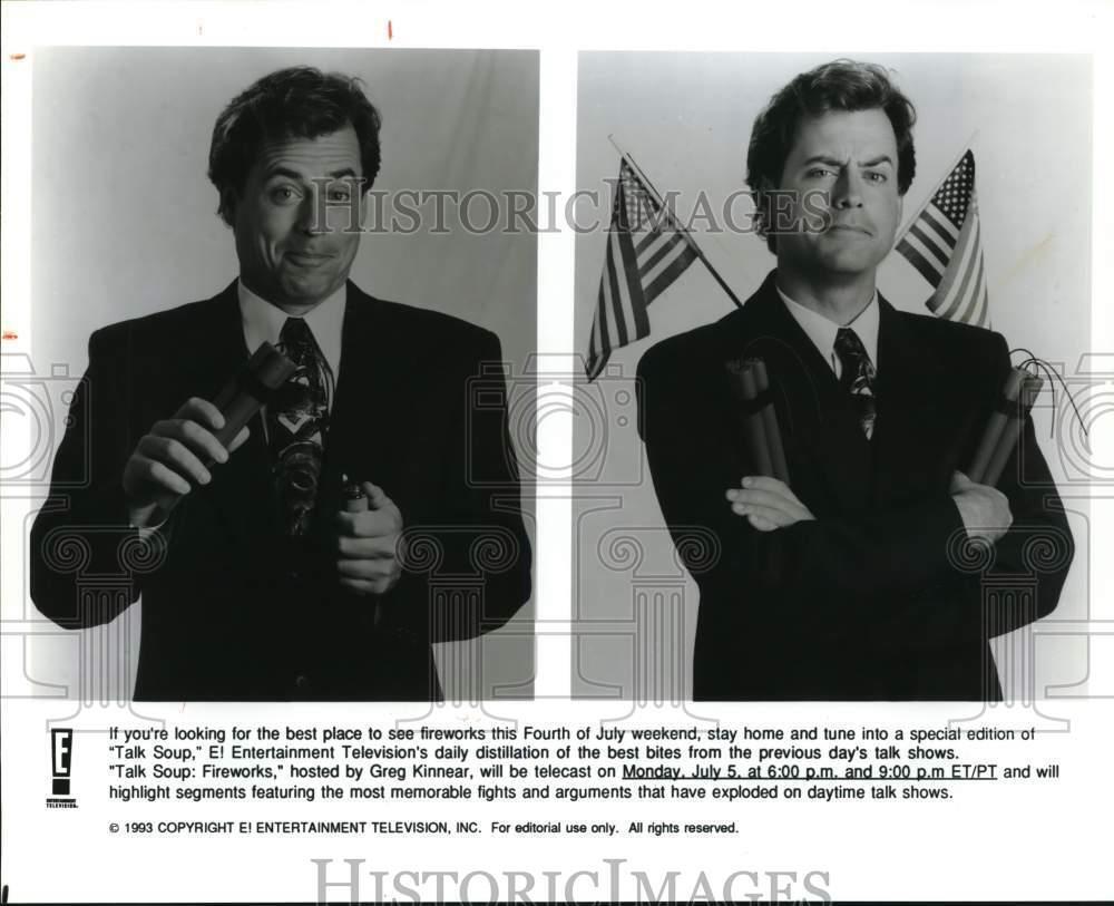 1993 Press Photo Greg Kinnear, Host of Television\'s \