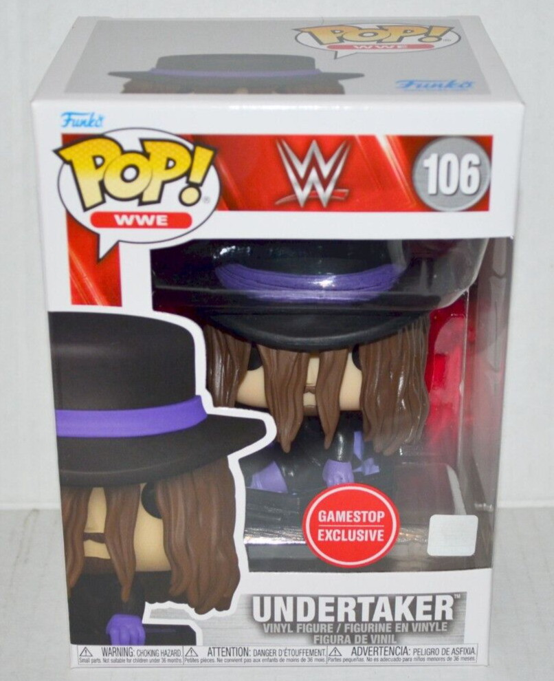 Funko POP WWE Undertaker #106 WWF Vinyl Figure Wrestling Retired Vaulted MINT🔥