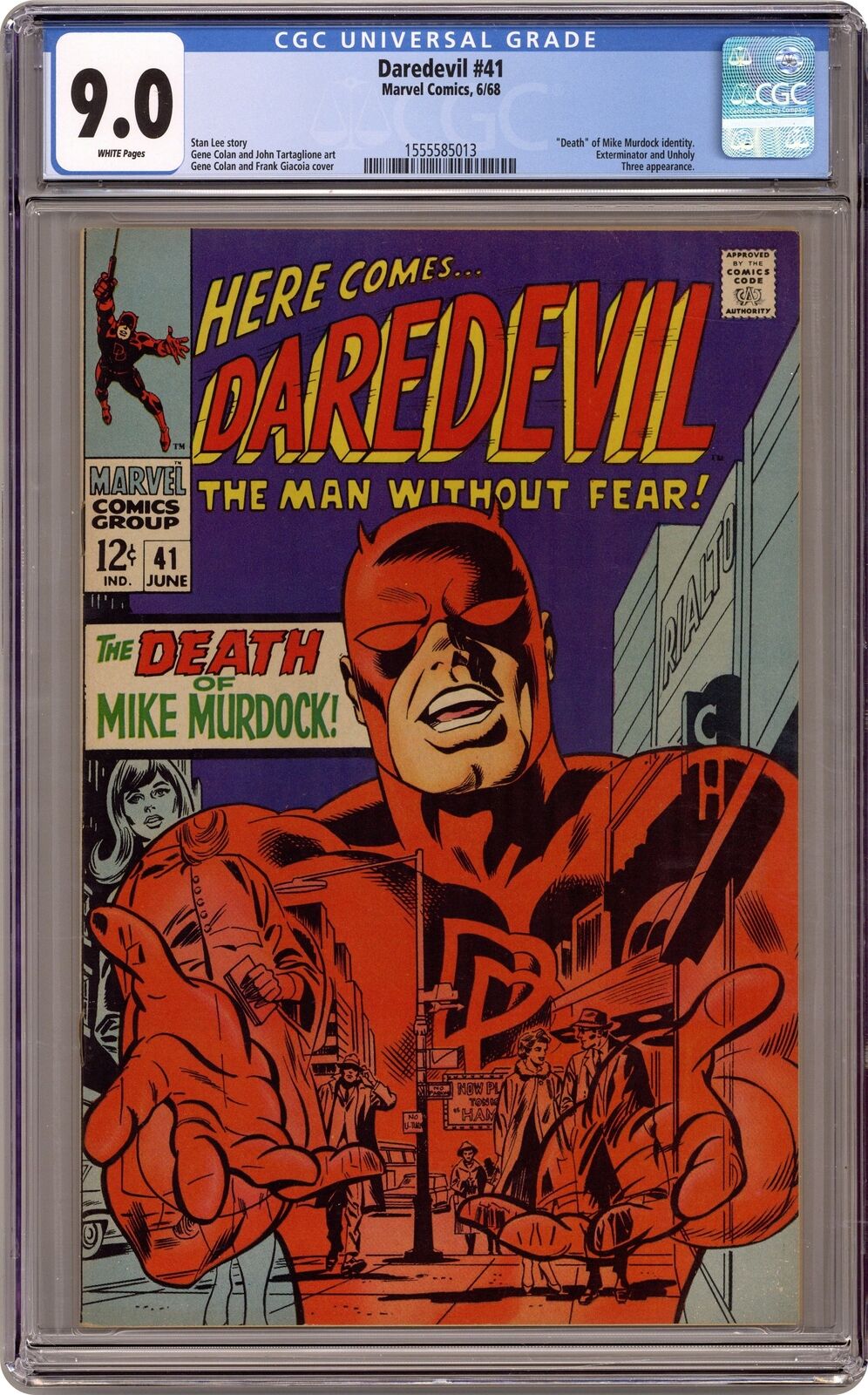 Daredevil #41 CGC 9.0 1968 1555585013