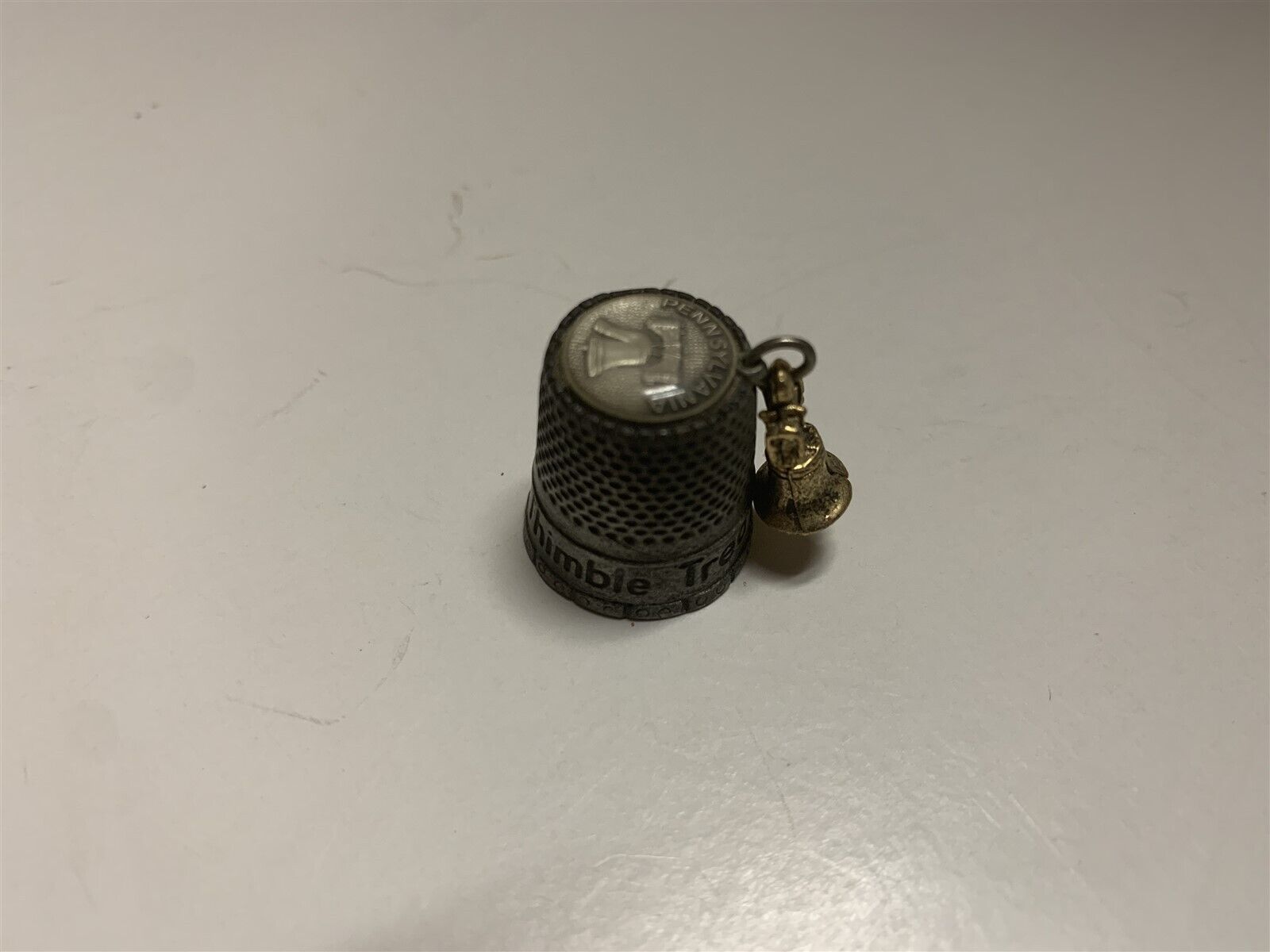 Thimble Bell Vtg Pennsylvania Metal Souvenir
