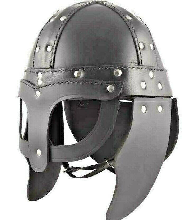 100% Genuine Leather viking Nordic Nasal helmet Game of thrones Costume Gift
