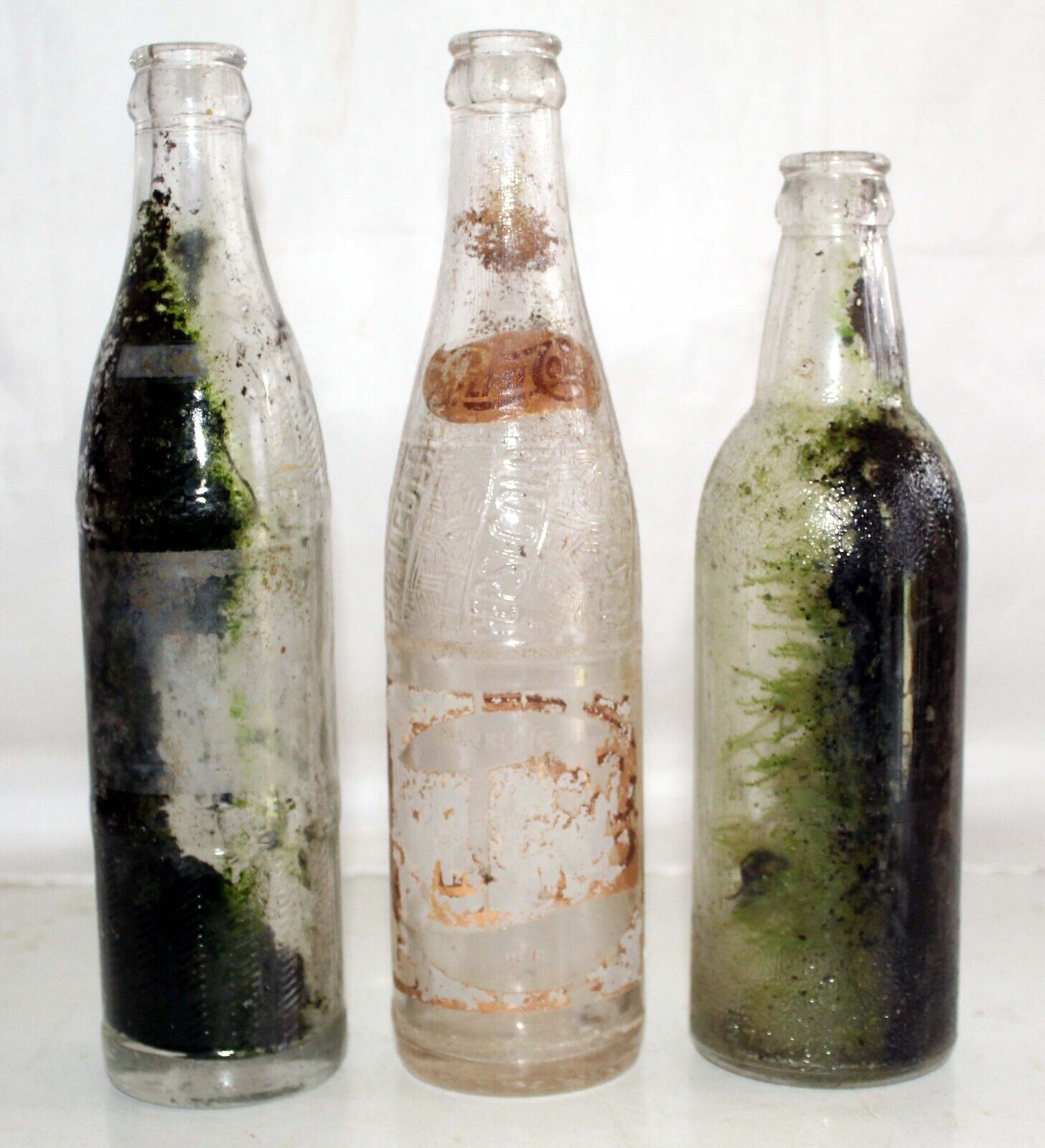 Vintage Pre-1930\'s Soda Bottle Lot (Pepsi, Nehi) LOOK