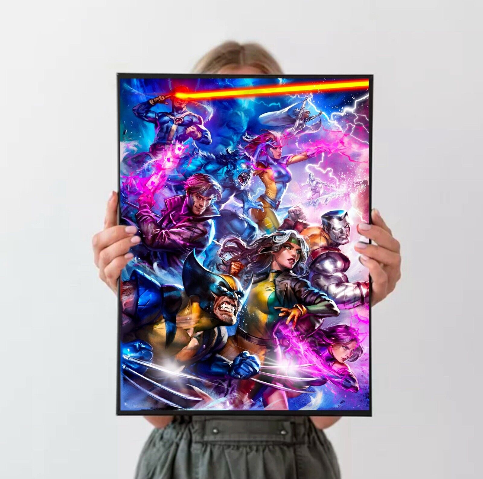 X-Men Assemble 13 x 19￼ Glossy Art Print, WOW Comics