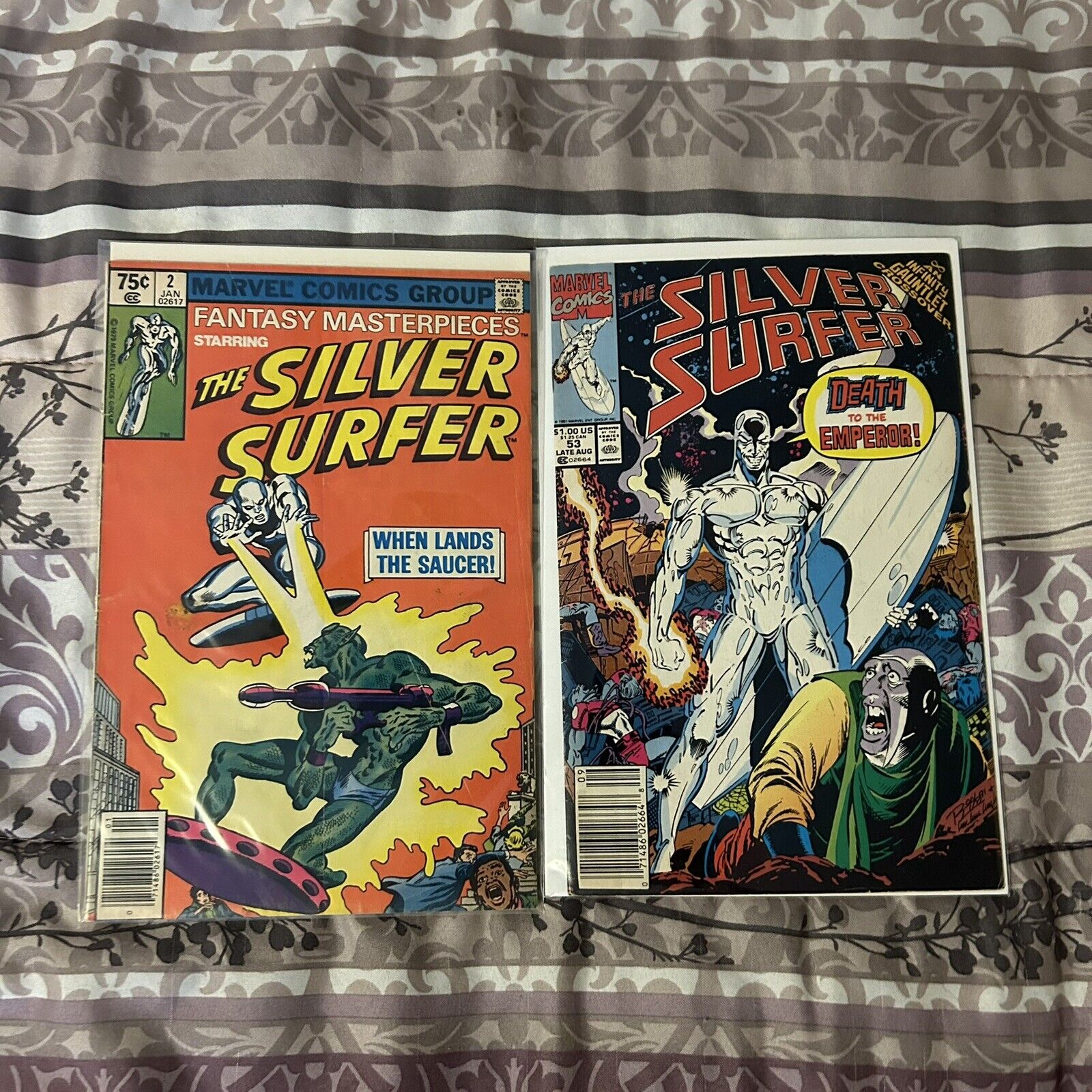 Silver Surfer Lot • Fantasy Masterpieces #2 & Silver Surfer #53