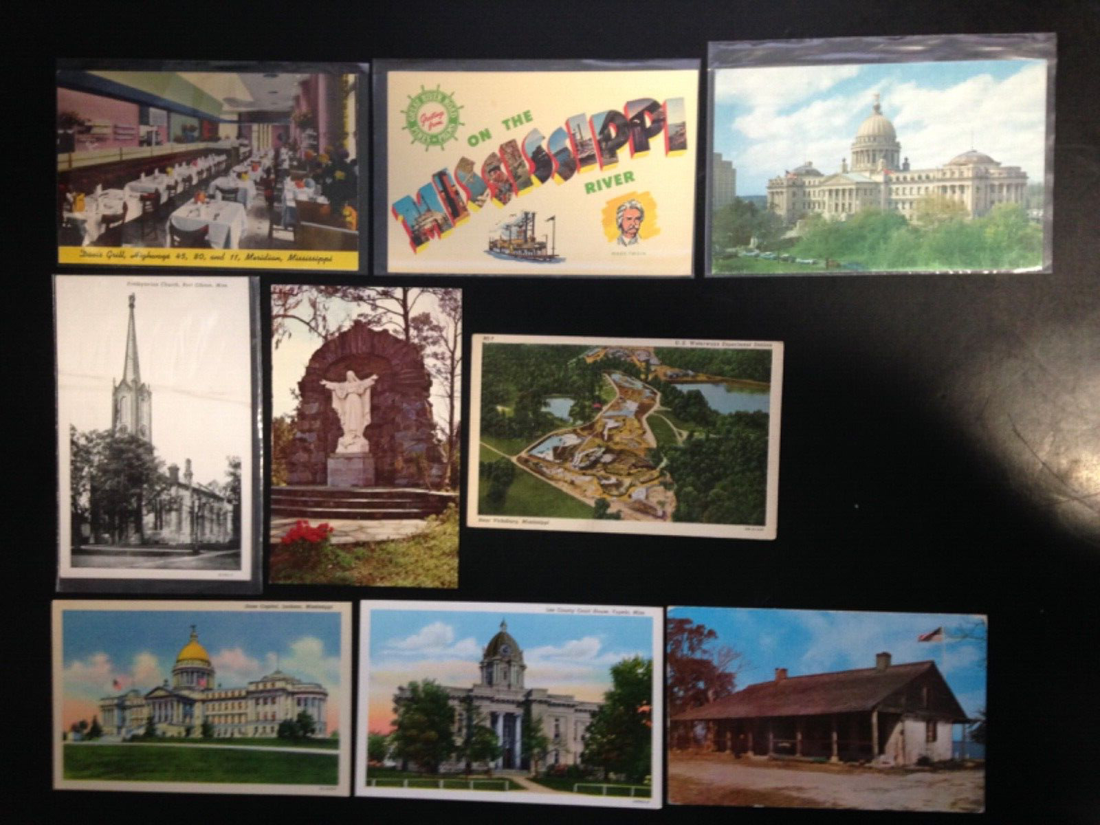 20+ postcard lot. Mississippi