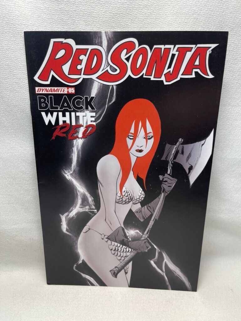 Dynamite Red Sonja Black White Red #5 CVR C by (W/A) Various (CA) Jae Lee