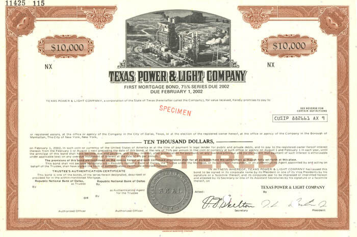 Texas Power and Light Company (Brown)