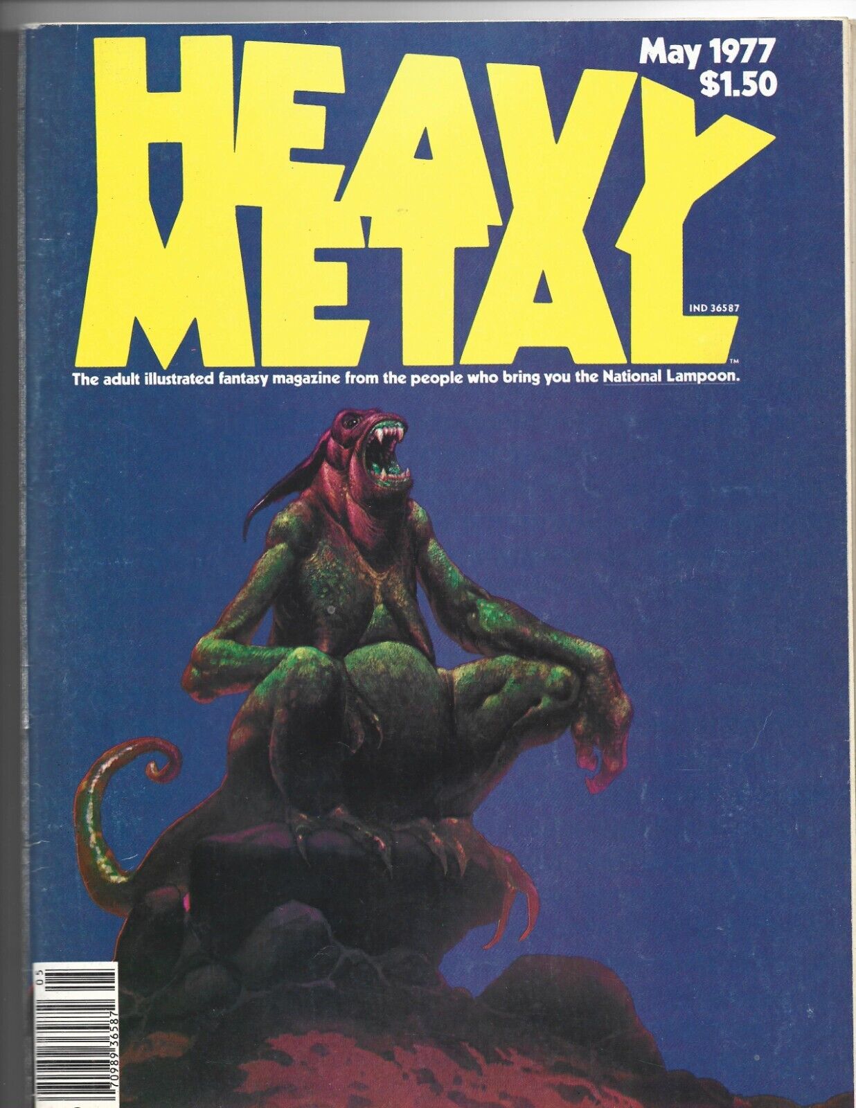 Heavy Metal magazine 1977 Lot May through December 1977