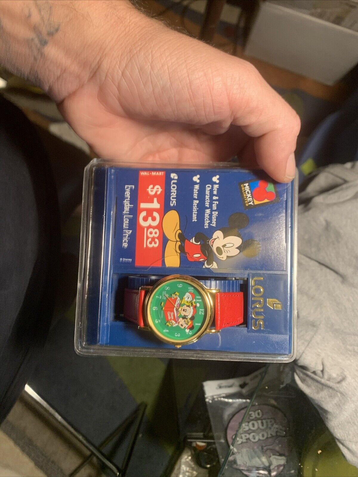 Mickey Mouse watch xmas lorus vintage Brand New
