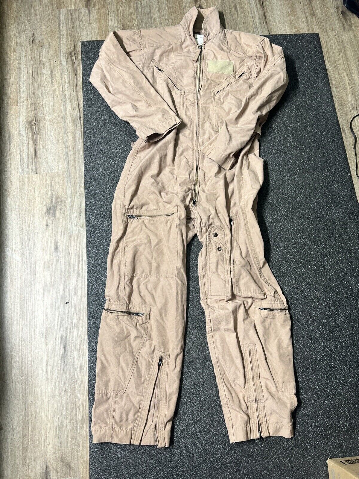 USAF US Military CWU-27/P Flyers Coveralls Flight Suit Desert Tan 42 R