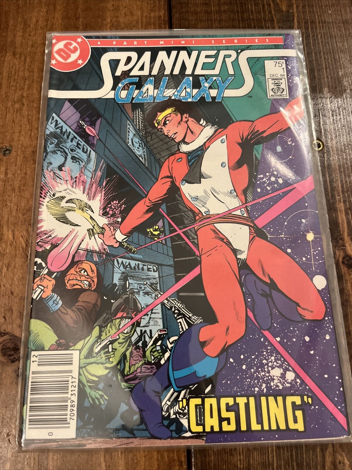 Dc Comics  Spanner\'S Galaxy #1 Copper Age 1984 Comic Book
