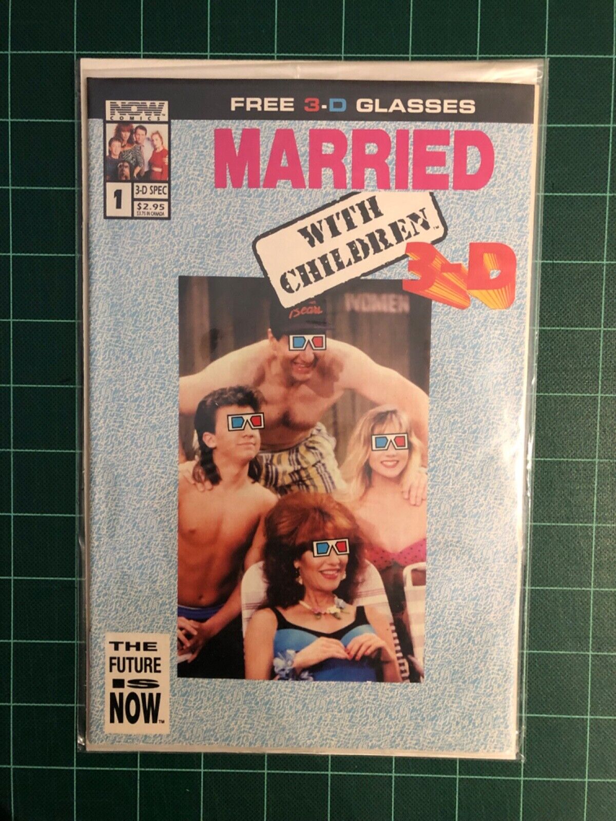 Married With Children 3D #1 W/3-D glasses VF/NM/BETTER -1993 Sealed Never Opened