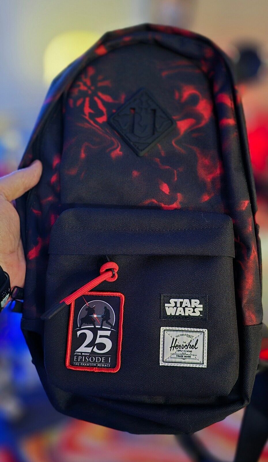 2024 Disney Star Wars Darth Maul Phantom Menace 25 Herschel Sling Bag NWT
