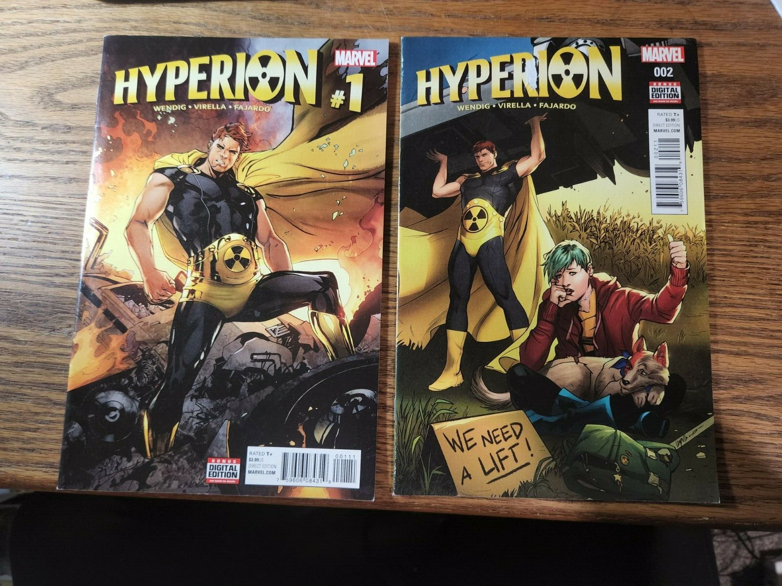 Hyperion #1 & #2 - Marvel Comics