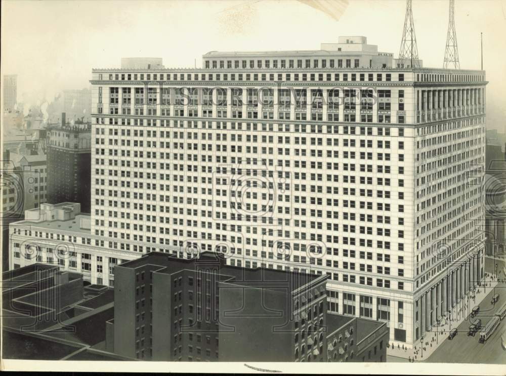 1924 Press Photo Union Trust building in Cleveland - kfx62531