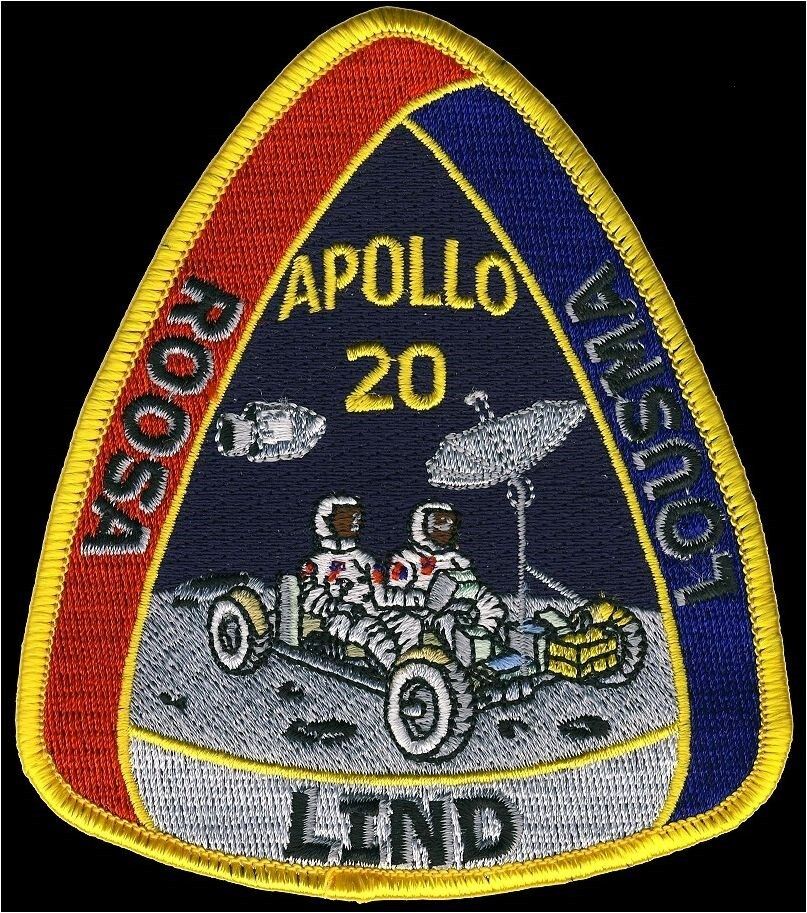 Rare APOLLO 20 Canceled Flight  Patch -  NASA20