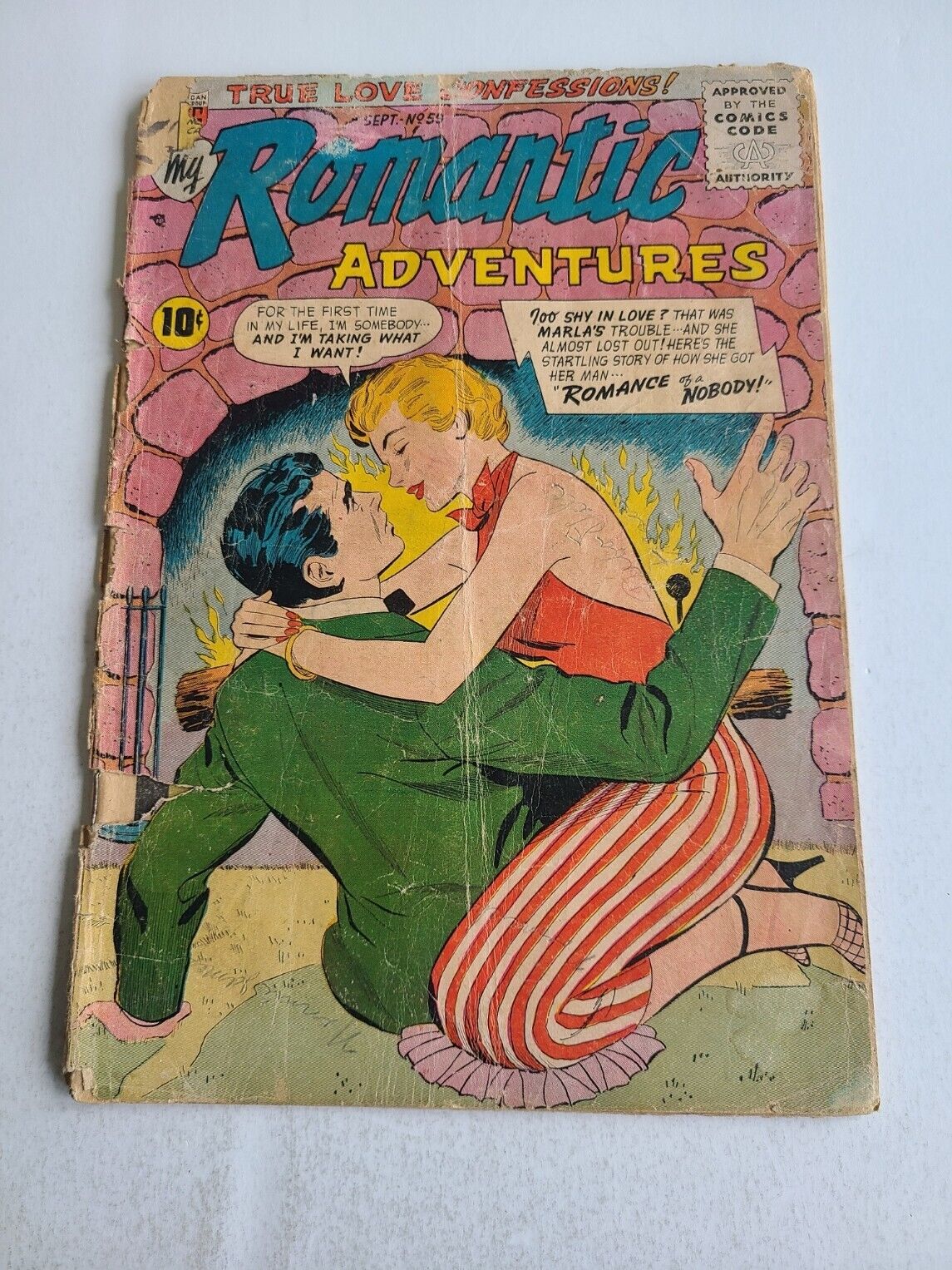 My Romantic Adventures #59, Classic 1956 Comic, (1955/70), low grade G-