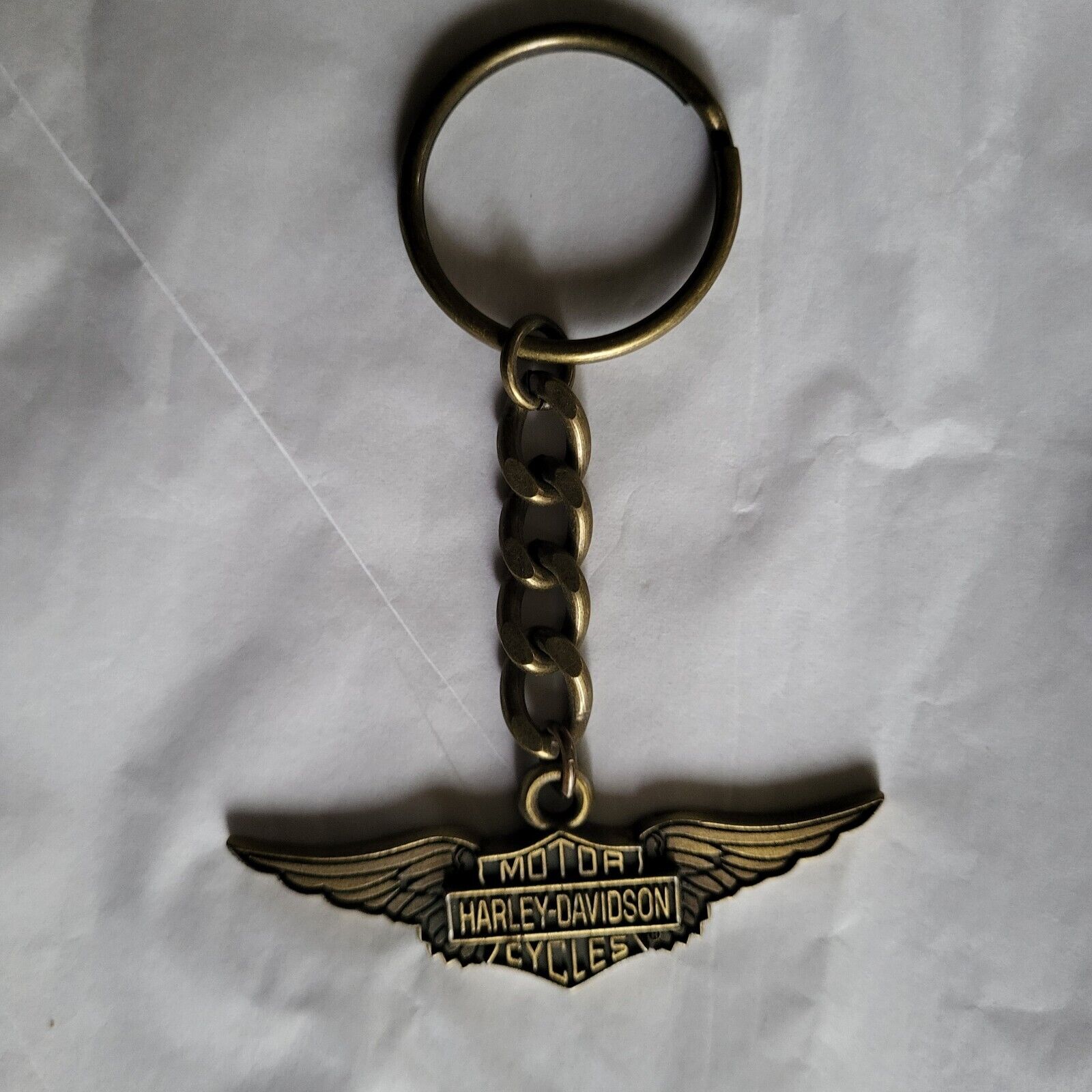 Vintage Original GENUINE NOS Harley Davidson Motorcycle Keychain  