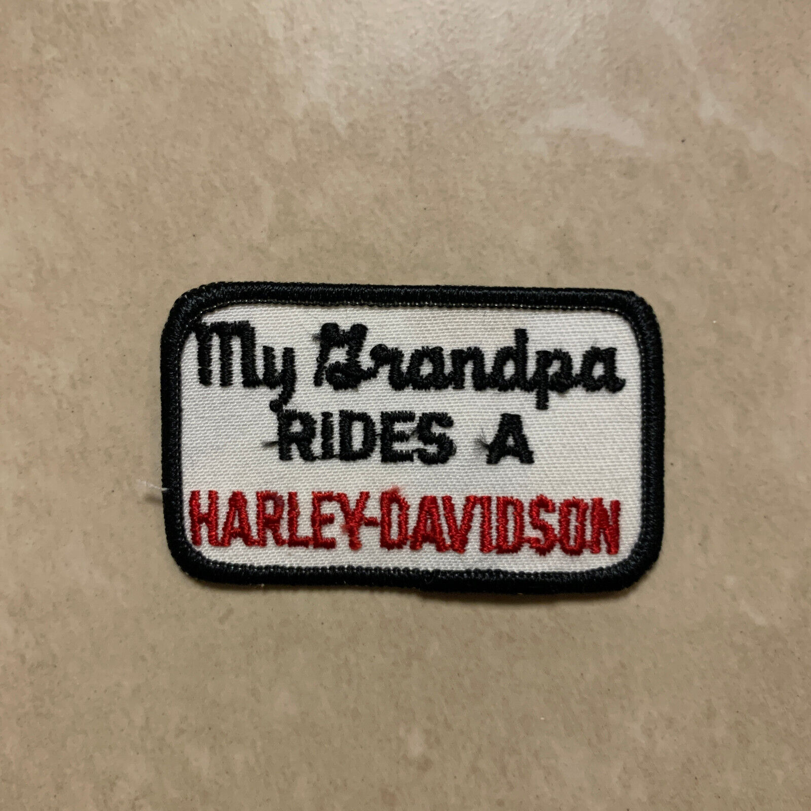 NEW Vintage My Grandpa Rides A Harley Davidson Rectangle 3\