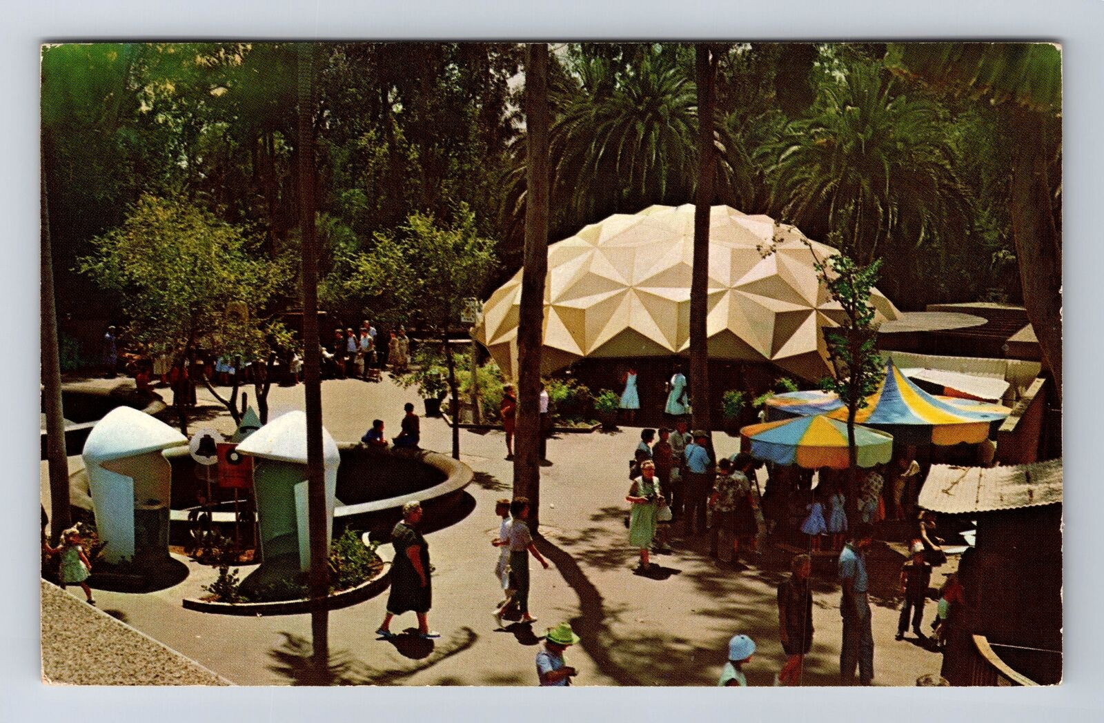 San Diego CA-California, Children\'s Zoo, Antique, Vintage c1977 Postcard