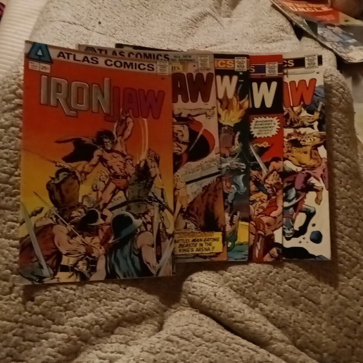 Iron Jaw #1-4 + Barbarians 1 Complete Set (1975 Atlas/Seaboard) Lot 1 2 3 4