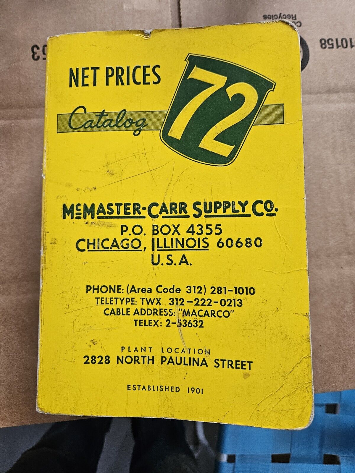 Asbestos Rare McMaster 72 Book
