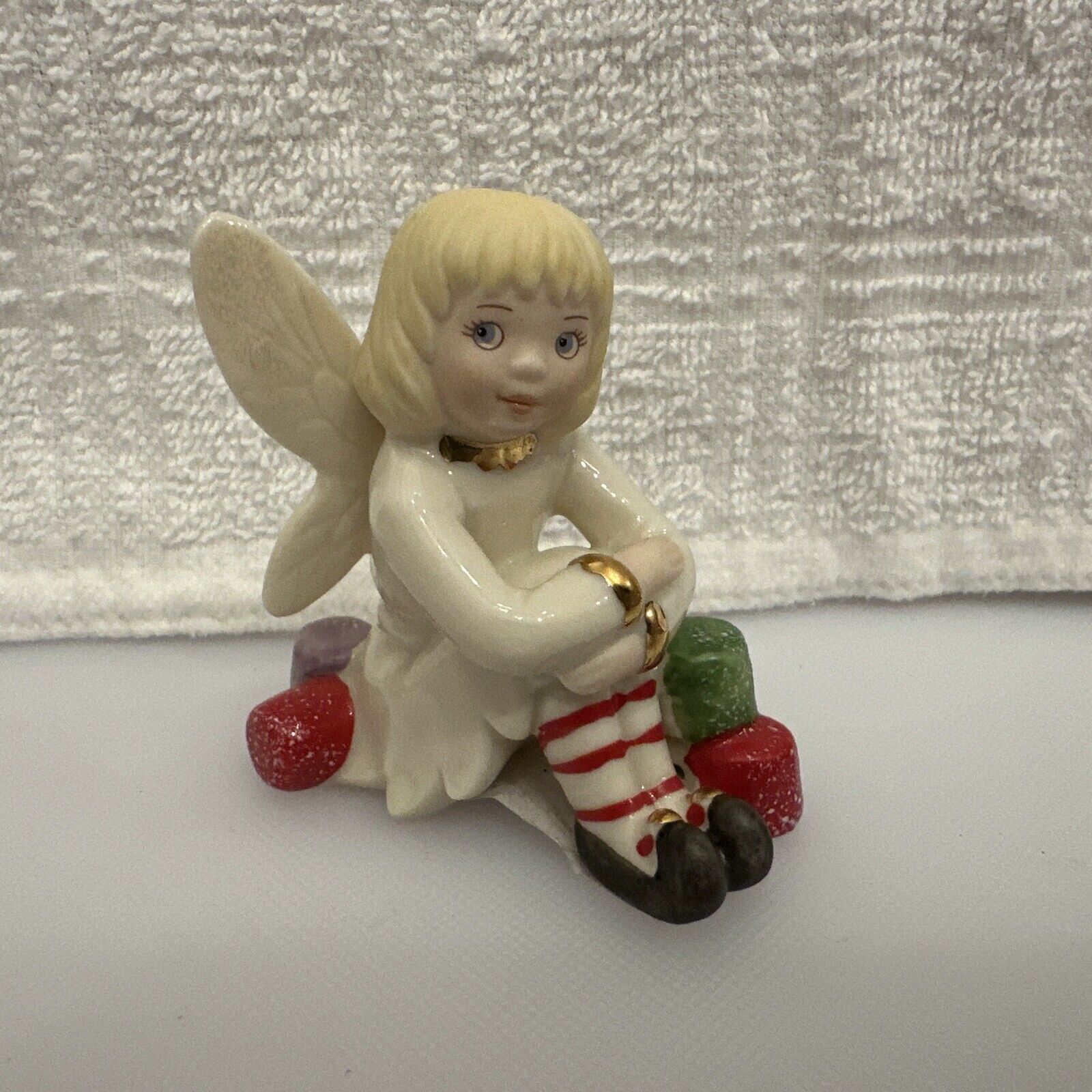 LENOX Gumdrop Fairy Christmas Figurine 2.75