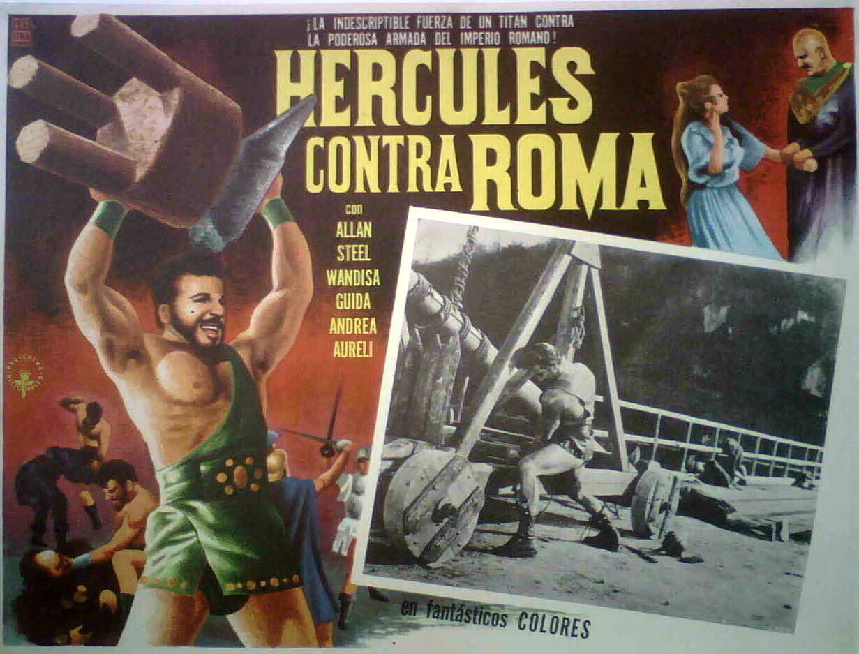 HERCULES GLADIATOR ROME Alan Steel LOBBY CARD 1964