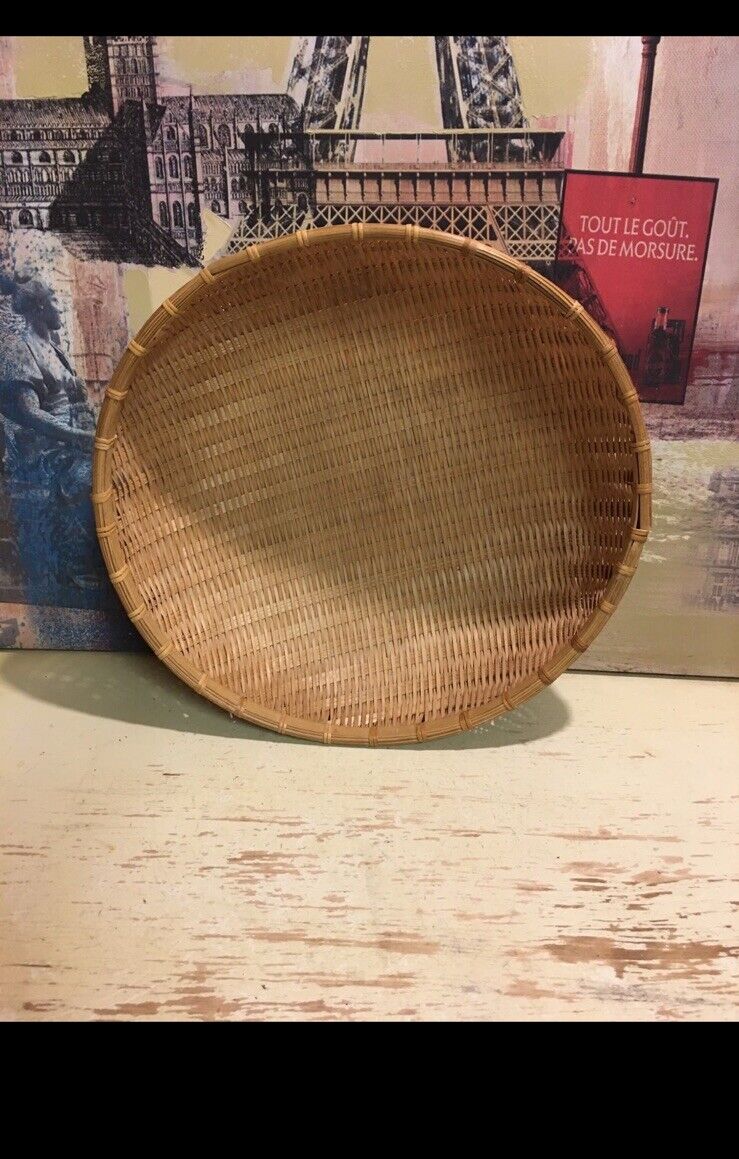 Vintage Large BOHO decor Basket